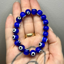 Load image into Gallery viewer, 10mm Evil Eye Bracelet