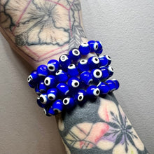 Load image into Gallery viewer, 10mm Evil Eye Bracelet